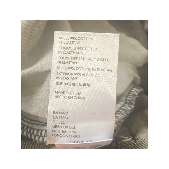 Anthropologie PILCRO Black Studded Denim High Rise Slim Jeans Women's Size 26 - Picture 10 of 10